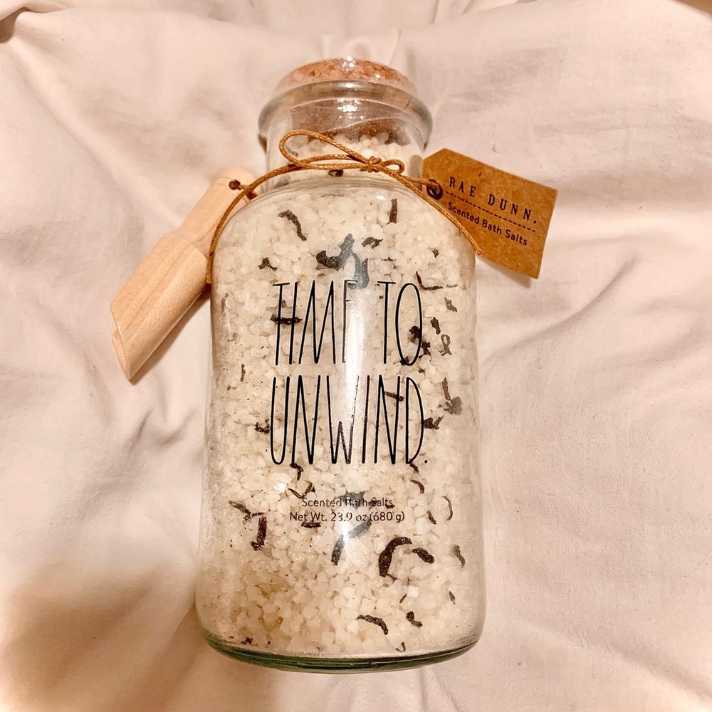 Rae Dunn Scented Bath Salts - Green Tea